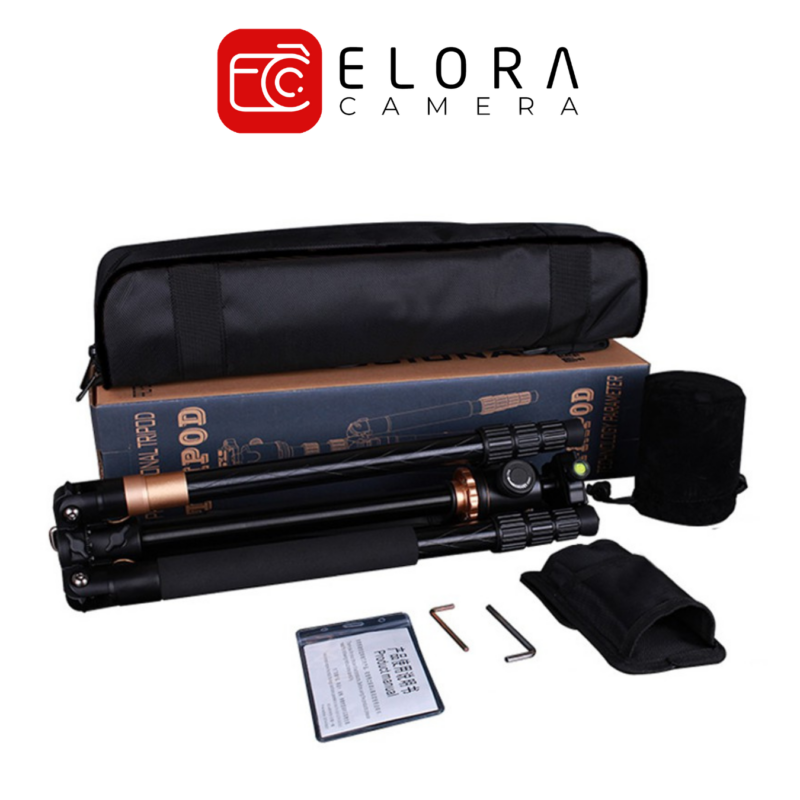 Beike QZSD Q999H Portable Professional Tripod Flatlay Horizontal Monopod / Beike Q999H Tripod Monopod Garansi Resmi - Image 7