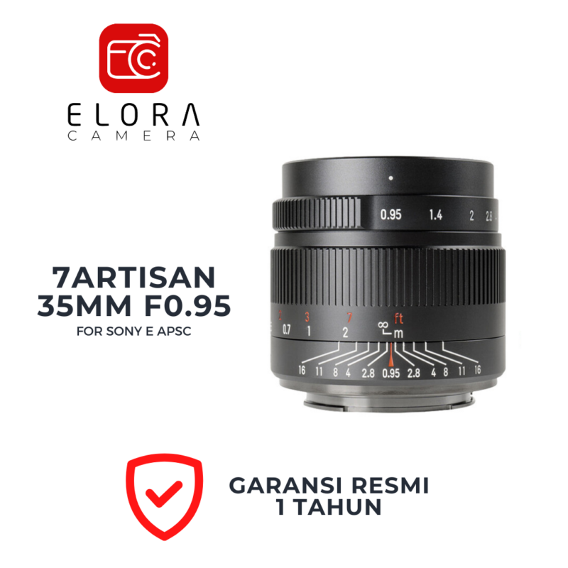 7Artisans 35mm F/0.95 Lens For Sony E-Mount (F0082)