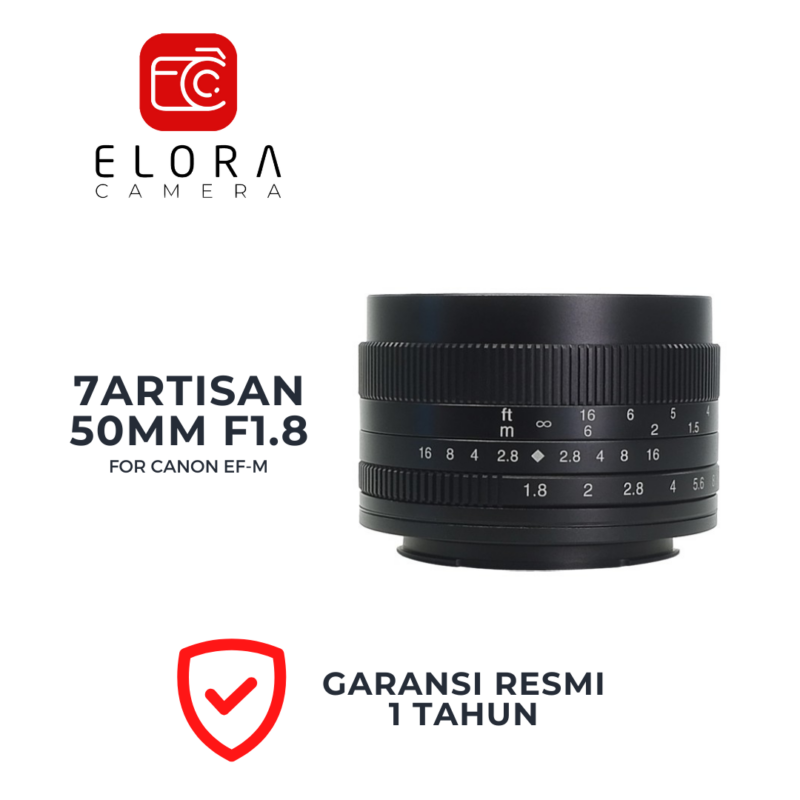 7Artisans 25mm F1.8 For CANON EOSM Mount Black BNIB (B0088)