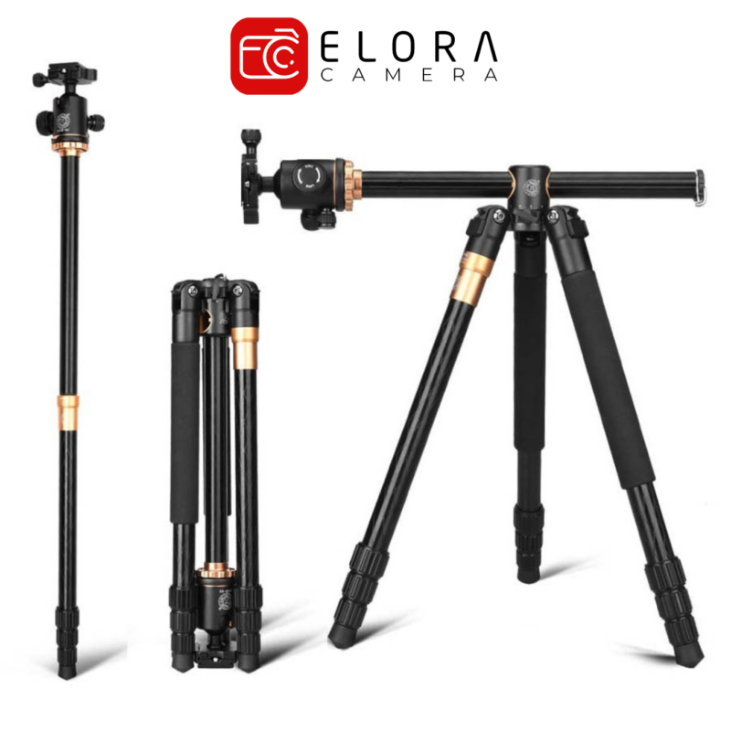 Beike QZSD Q999H Portable Professional Tripod Flatlay Horizontal Monopod / Beike Q999H Tripod Monopod Garansi Resmi - Image 2