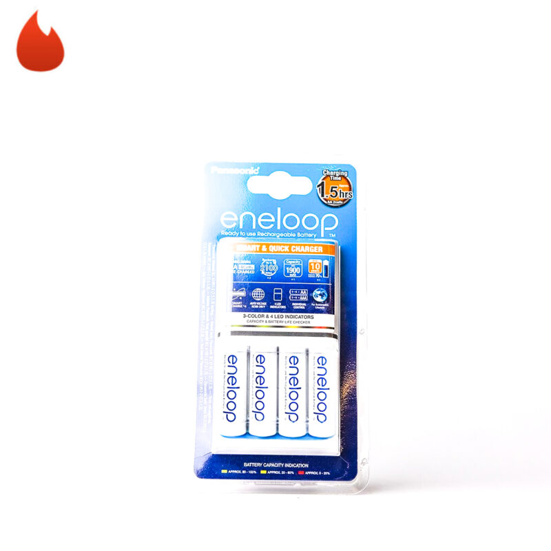 Panasonic Eneloop Basic Charger + Eneloop AA 2000mAh 4pcs Battery BNIB