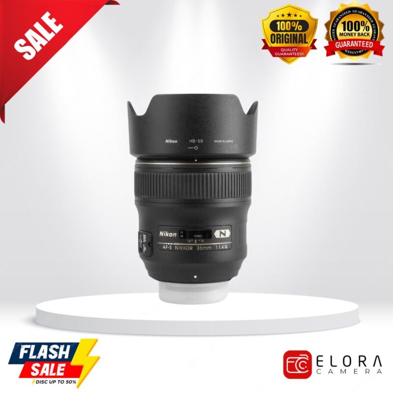 Nikon AF-S 35mm F1/4 G N / Lensa Nikon AF-S 35 mm F1.4 G N
