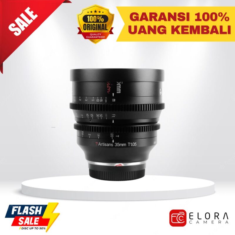 7Artisans 35mm T1.05 Cine Lens For Fujifilm / Lensa 7artisans 35mm T1