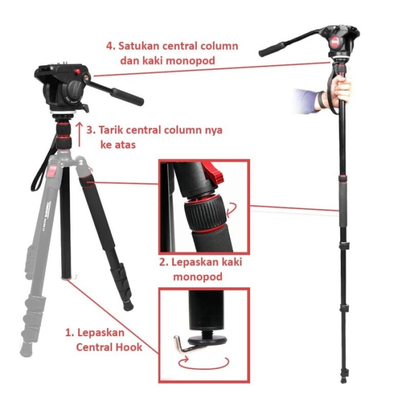 Tripod Takara Rover 77 (K3098) Barang Baru dan 100% Original - Image 6
