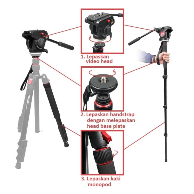 Tripod Takara Rover 77 (K3098) Barang Baru dan 100% Original - Image 5