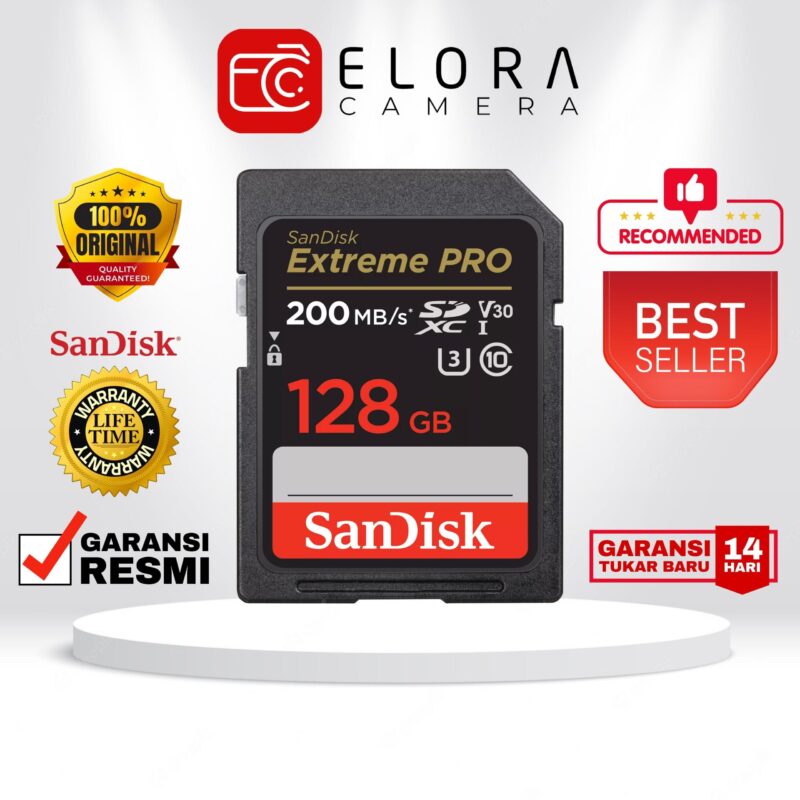 SanDisk Extreme PRO SDXC UHS-I 128GB 200/MBs 4K