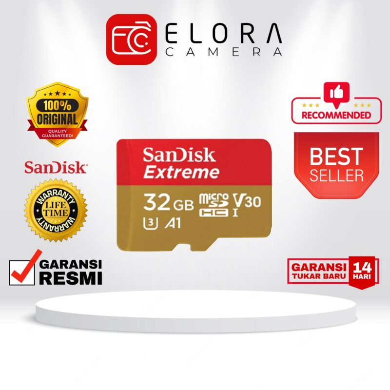 SanDisk Extreme MicroSD 32GB 100MB/s MicroSDHC UHS-I
