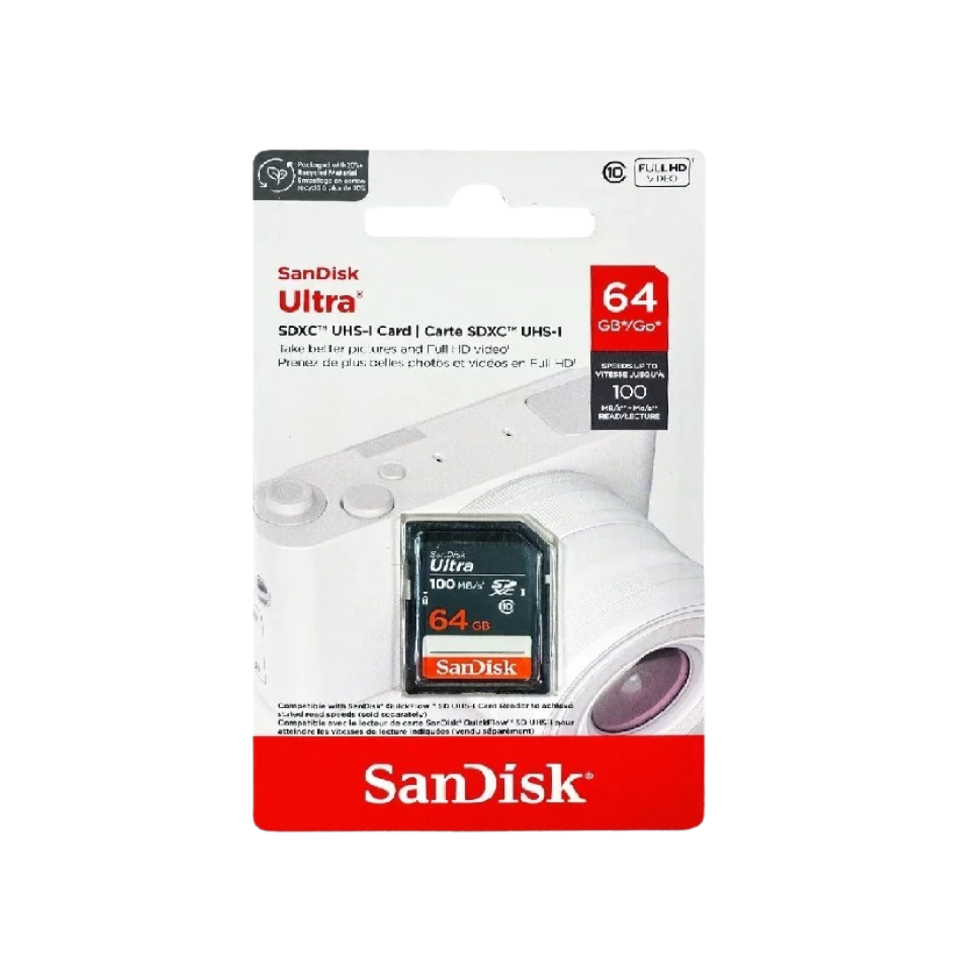 Sandisk Ultra SD Card 64GB 100MB/s - Image 3