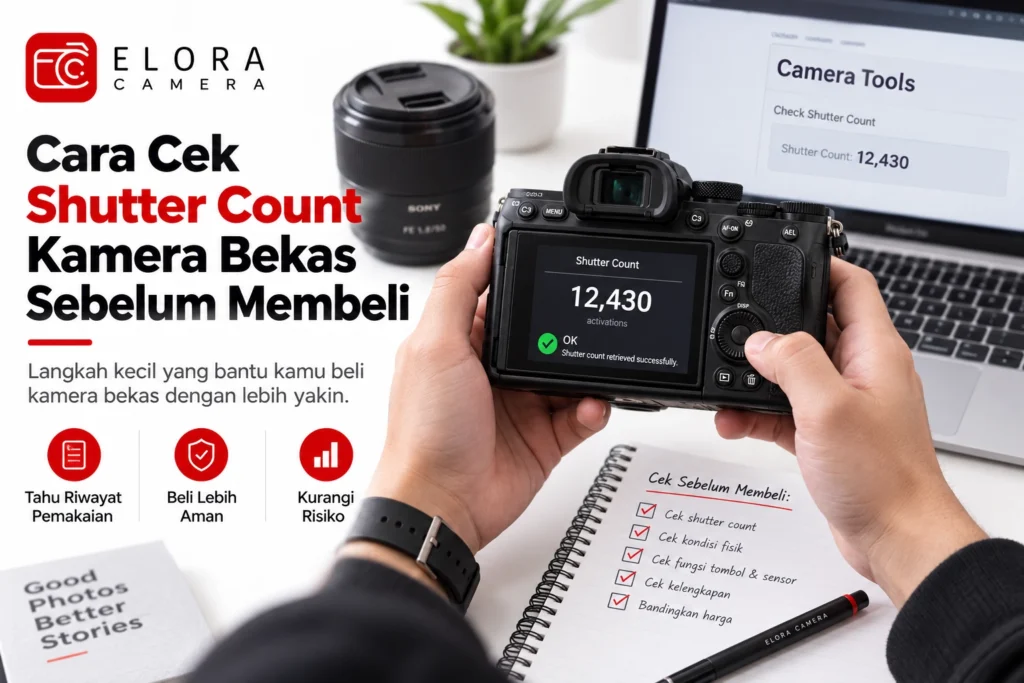 Cara Cek Shutter Count Kamera Bekas Sebelum Membeli