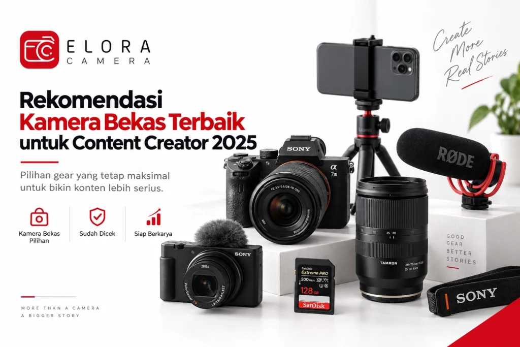 Rekomendasi Kamera Bekas Terbaik untuk Content Creator 2025