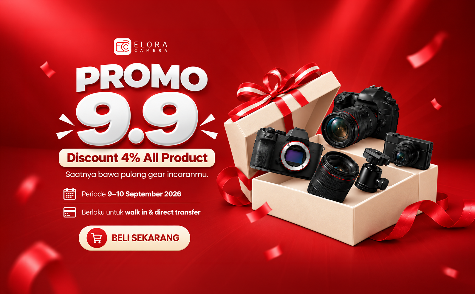 Banner promosi Elora Camera