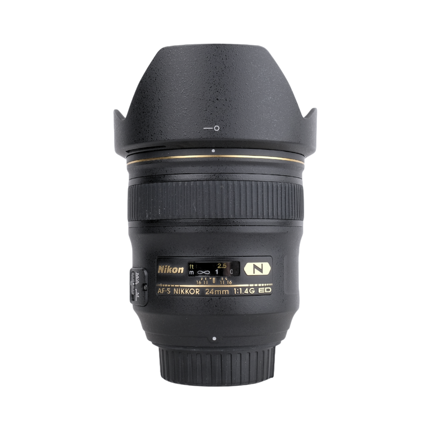 Lensa Nikon Af S 24mm F1 4 G Ed N Side Logo