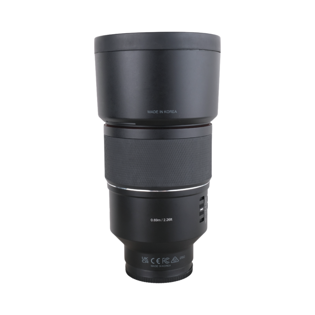 Samyang Af 135mm F1 8 For Sony Fe Side Serial Front