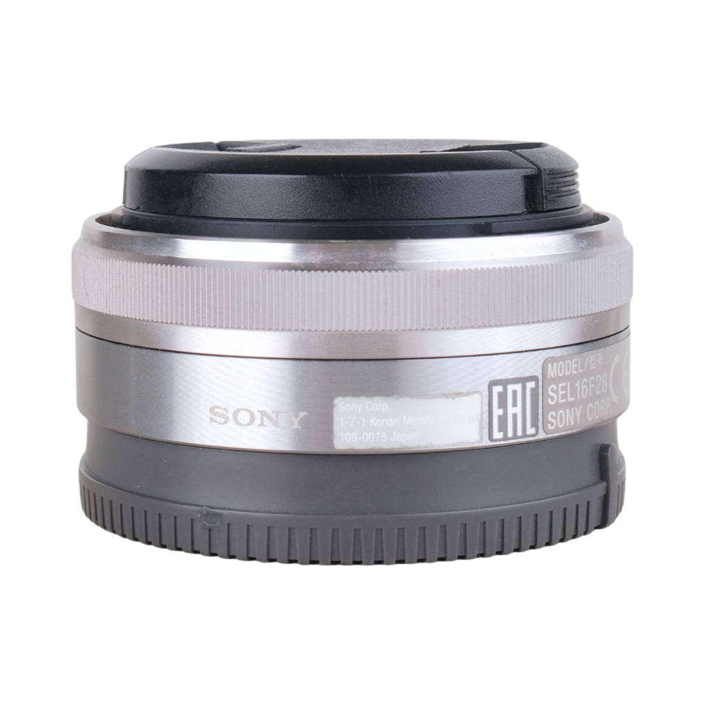 Sony E 16mm F2 8 Side Logo