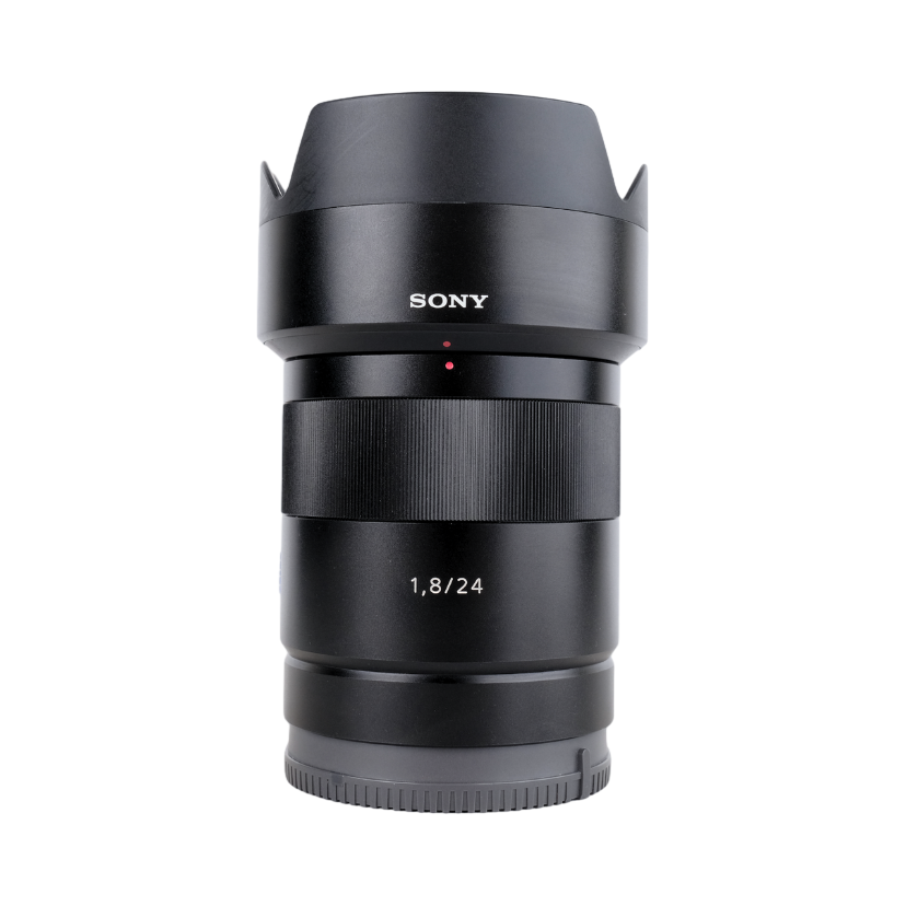 Sony E 24mm F1 8 Zeiss Side Logo