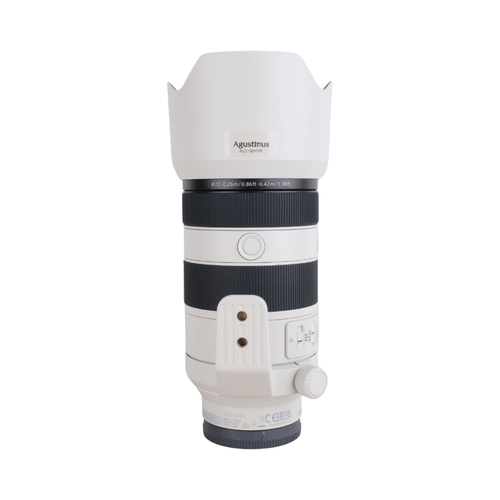 Sony Fe 70 200mm F4 Macro G Oss Ii Side Serial Front