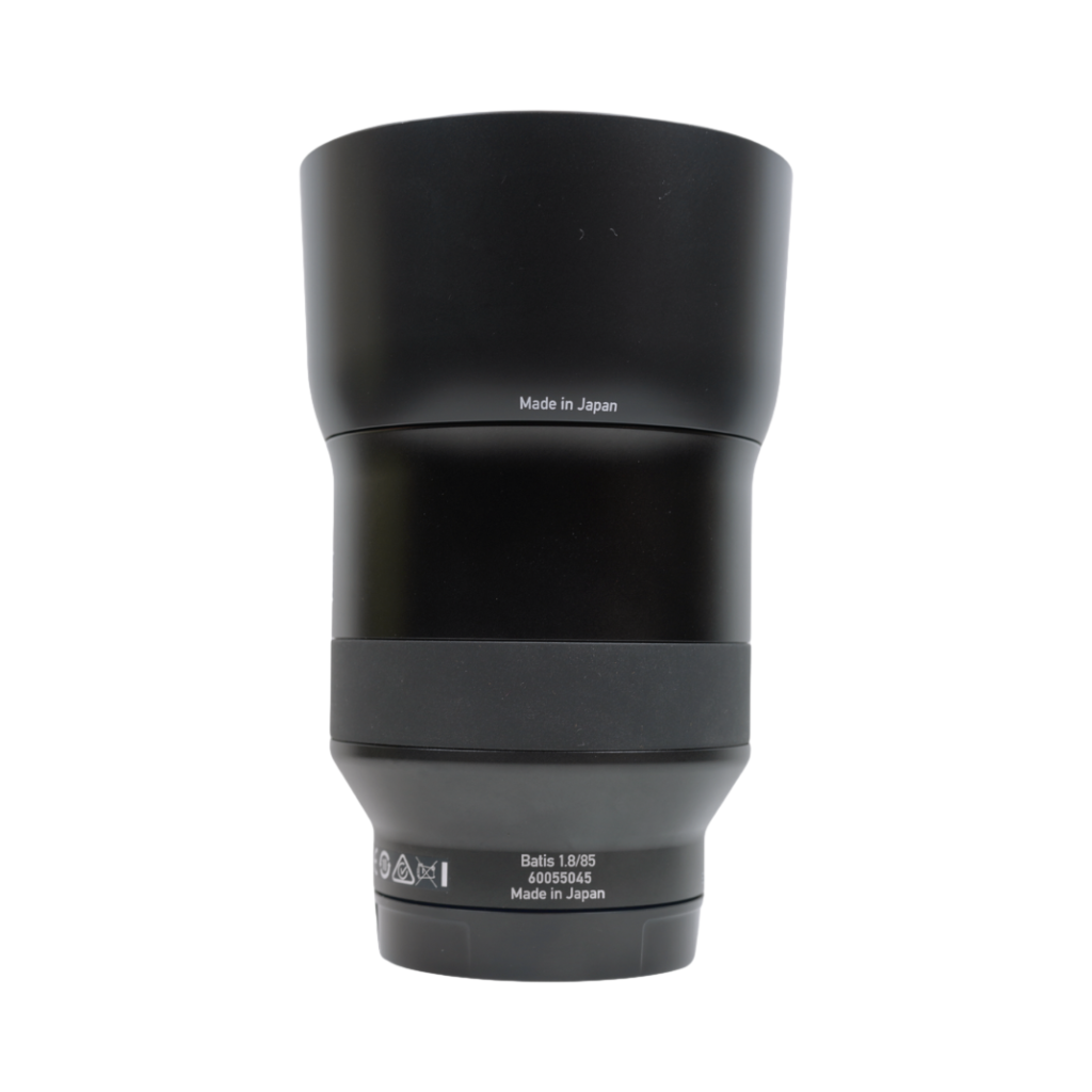 Zeiss Batis 85mm F1 8 For Sony E Side Serial Front